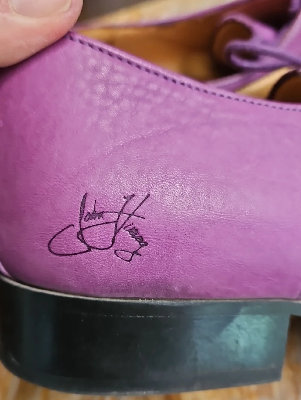 JOHN FLUEVOG Luciamo Purple Sleek Derby SHOE - 10